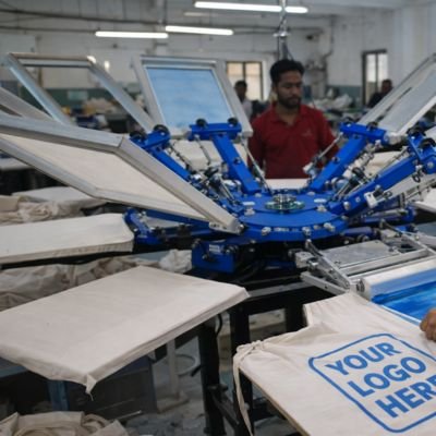 Printing and customization of tote bag