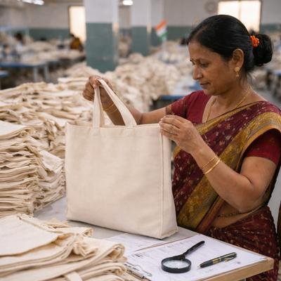 tote bag quality checking