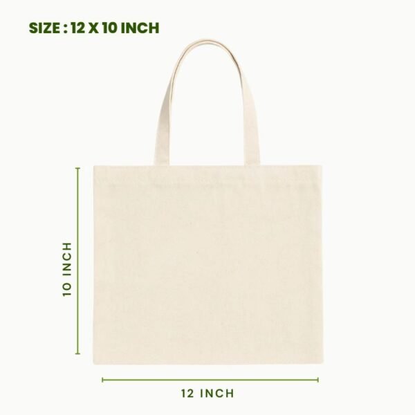 cotton tote bag 12x10 inch custom logo printing cotton tote bag reusable promotional cotton tote bag manufacturer Carrystitch.