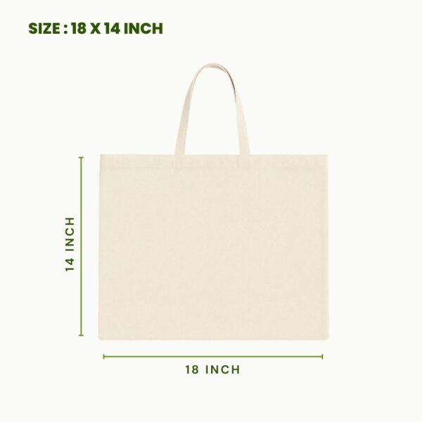 cotton tote bag 18x14 inch plain cotton tote bag reusable shopping cotton tote bag manufacturer Carrystitch.