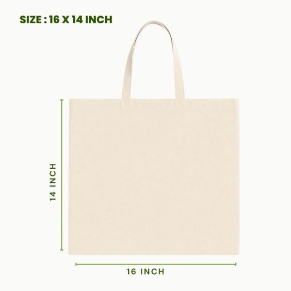 large cotton tote bag 16x14 inch blank cotton tote bag reusable cotton shopping tote bag eco friendly cotton bag Carrystitch.