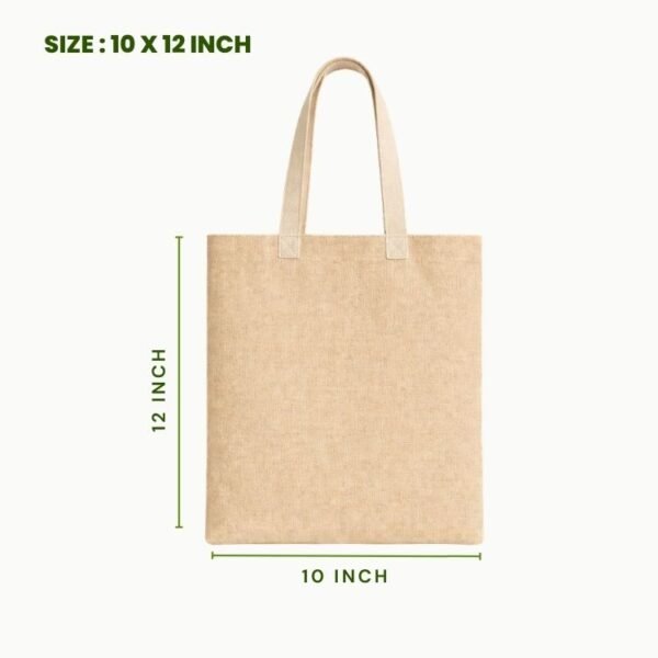 plain juco tote bag 10x12 inch blank juco shopping bag reusable eco friendly juco carry bag.