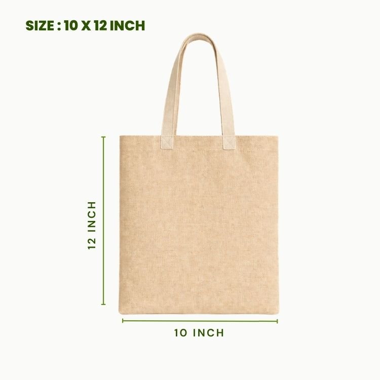 plain juco tote bag 10x12 inch blank juco shopping bag reusable eco friendly juco carry bag.