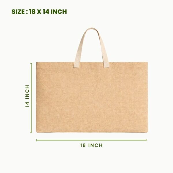 plain juco tote bag 18x14 inch wide blank juco shopping bag reusable eco friendly carry bag.