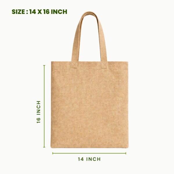 plain jute tote bag 14x16 inch blank jute bag natural jute shopping bag for daily use and customization.