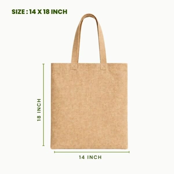 plain jute tote bag 14x18 inch blank jute bag large natural jute shopping bag for daily use and customization.