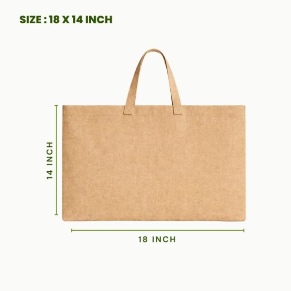 plain jute tote bag 18x14 inch blank jute bag large natural jute shopping bag for daily use and customization.