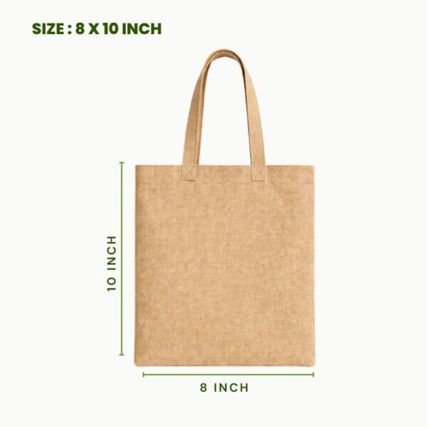 plain jute tote bag 8x10 inch blank jute bag natural jute shopping bag for daily use and customization.